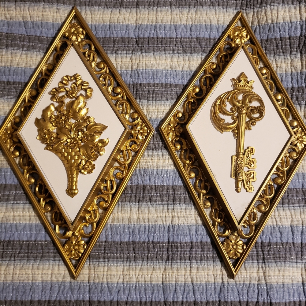 Vintage (1970ish) Styroco Wall Decorations - Picture 2 of 6